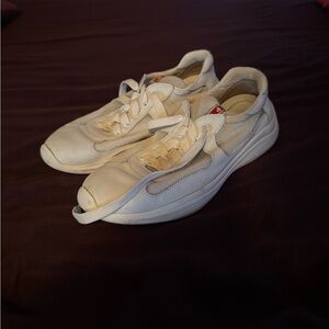 Prada Americas Cup White Silver Red